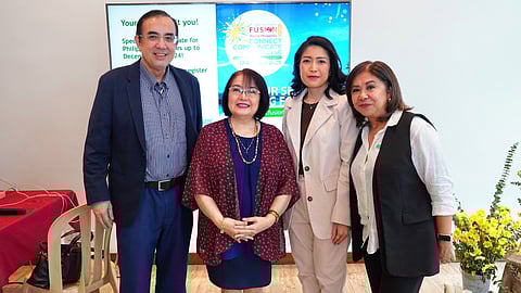Leading the intensified advocacy for accuracy are (from left) Meralco VP for Corporate Communications and IABC Philippines chairman Joe Zaldarriaga, IABC Philippines Fellow Ritzi Ronquillo, Movement Against Disinformation Philippines executive director Atty. Grace Salonga and IABC Philippines president Belle Tiongco.
