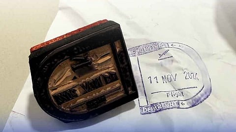 Immigration stamp counterfeiters fall