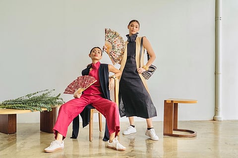 1. Knits Vests by HeArteFino x Allena, inner tops by Trude Lizares, fan by Casa Mercedes, bag by R2R and mini palmer by Artifeks.