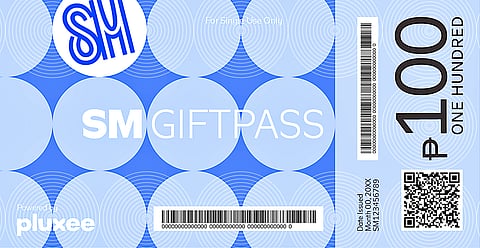 SM Gift Pass new design. 