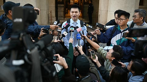 Plaintiff Nick Infinger praised Tuesday's ruling, saying it acknowledged that 'same-sex couples can love each other and they deserve to live together' 