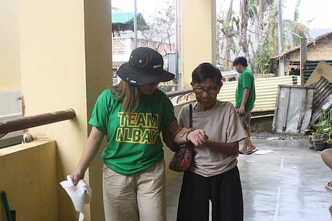Team Albay staff in Catanduanes province (PHOTO COURTESY OF REP. JOEY SALCEDA)