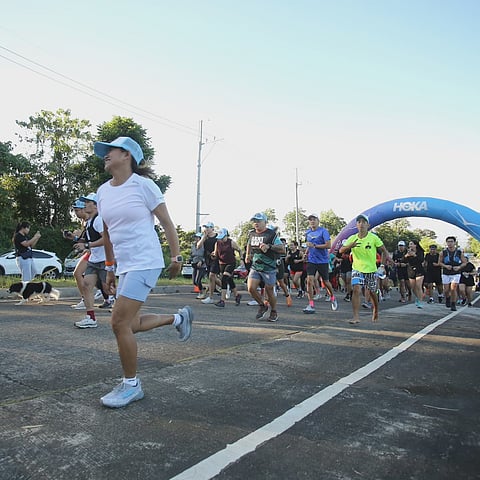 HOKA runners enjoy trail running