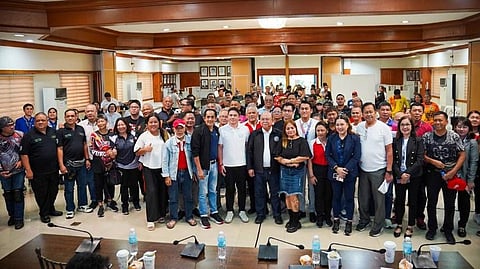 THE AngKasangga Partylist holds a dialogue with motorcycle taxi groups at the Land Transportation Office to determine the sector’s many concerns.