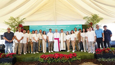 (L-R) Arch. Meloy Casas, Principal Architect of Casas Architects; Mia Quimpo, Ayala Land Estates Head–Planning, Innovation & Design; Imus City Mayor Alex Advincula; Bishop Reynaldo G. Evangelista; May P. Rodriguez, VP & Senior Project Development Head of Estates Group, Ayala Land, Inc.; Dennis Salazar, MDC Project Director.