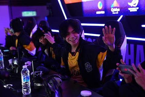 K1NGKONG celebrates win over Falcons Esports