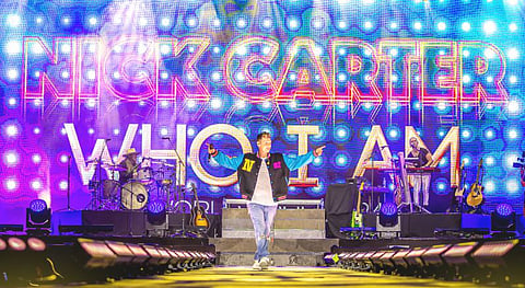 BACKSTREET Boys' Nick Carter. 