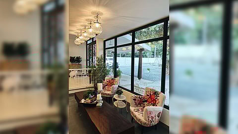 Interior of The Giving Cafe. 