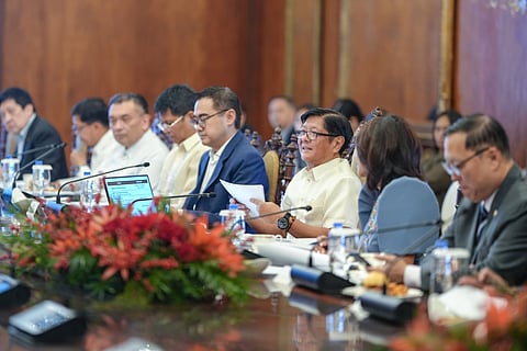 President Ferdinand Marcos Jr. meets with the tourism sector of the Private Sector Advisory Council (PSAC) in Malacañan Palace on Wednesday. 

Marcos approved the council's recommendation to boost the tourism industry after the VAT Refund for Non-Resident Tourists was signed into law.