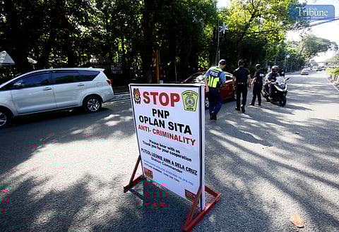 On 13 December 2024, Quezon City Police District (QCPD) Station 10 conducts 'Oplan Sita' along East Avenue in Quezon City to increase police visibility, avoid criminal activity, and ensure the safety of the people during their Christmas celebrations. 