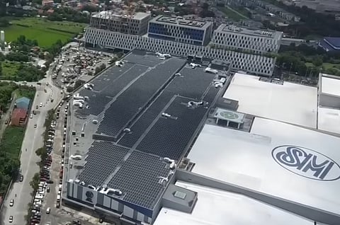 SM City Santa Rosa now has the largest solar roof deck among SM shopping malls, producing 3.2 million watts. 