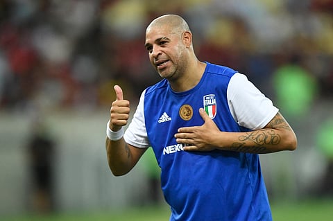 BRAZILIAN football player Adriano decides to hang his boots following a career marred by alcohol problems.