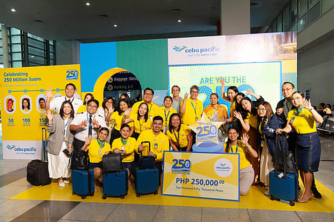 Cebu Pacific hits 250M passenger milestone