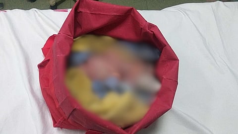 The abandoned baby in Potrero, Malabon City