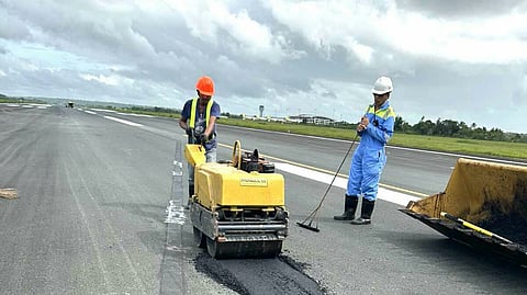 THE EMERGENCY pothole repair that the CAAP conducted at the Iloilo International Airport resulted in the temporary runway closure at the airport.