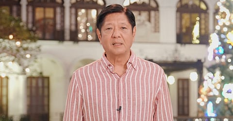 President Ferdinand "Bongbong" Marcos Jr. and the First Family deliver their Christmas message from Malacañan Palace.