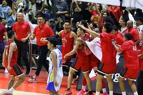 Barangay Ginebra comes back from 22 points down to stun Magnolia, 95-92, in the PBA Commissioner's Cup on Christmas Day. 