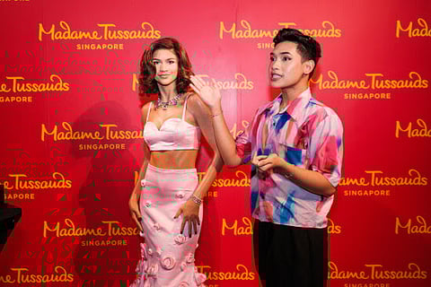 Zenadaya’s wax figure at Madame Tussauds Singapore. 