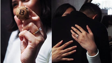 Actress Louise delos Reyes is engaged to her boyfriend of six years, Jino.