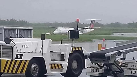 Aircraft runway excursion at Bacolod airport