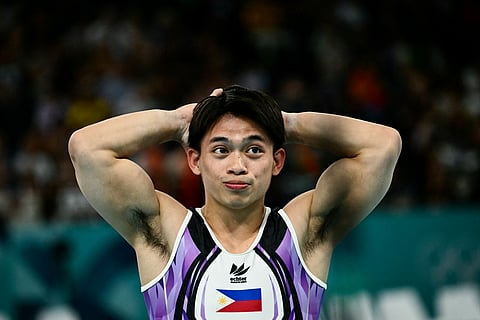 Carlos Yulo emerges as 2024 PSA Athlete of the Year following a historic performance in the Paris Olympics last August.