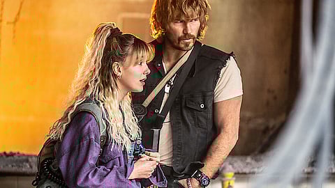 Millie Bobby Brown and Chris Pratt in ‘The Electric State.’