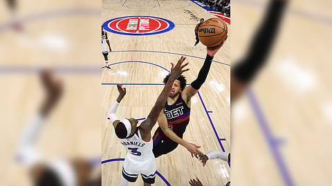 Cade Cunningham provides the offensive oomph to power the Detroit Pistons to a 119-105 win over The Minnesota Timberwolves in their NBA regular season game on Saturday.