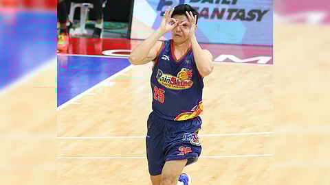 Leonard Santillan and the Rain or Shine Elasto Painters are right on target after posting a 122-106 win over Blackwater in the PBA Commissioner’s Cup. 
