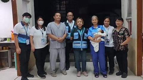 Abandoned baby at DSWD facility