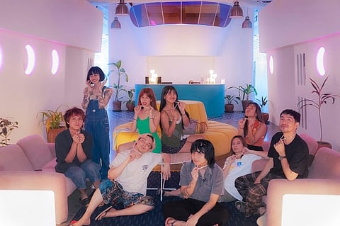 Rico Blanco and his friends in the newly opened Motel Mambo in Urbiztontondo, San Juan, La Union