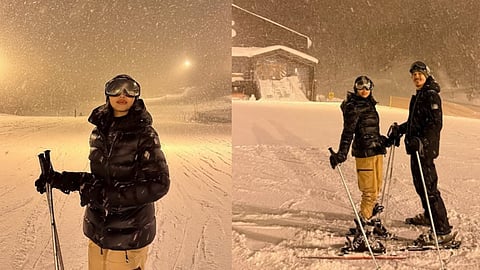 Maine Mendoza and Arjo Atayde in Hokkaido, Japan 