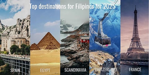 Top destinations for Filipino for 2025.