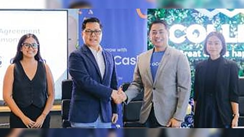 ‘GCash is committed to transforming the financial landscape in the Philippines. By partnering with RCBC, we’re not just making loans accessible; we’re opening doors to opportunities for countless Filipinos. Together, we’re shaping a more inclusive future for all,’ said GCash lending arm Fuse Lending Inc. president and CEO Tony Isidro (2nd from right). Shown here with (left to right) Fuse Lending business development manager Melissa Mabutas, RCBC executive vice president and chief innovations and inclusion officer Lito Villanueva, and RCBC vice president and loans business division head Mellrose Pesigan. 