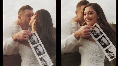 Demi Leigh and husband Tim Tebow 