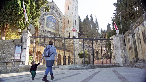 Church of the Visitation in Ein Kerem. Pilgrimage center