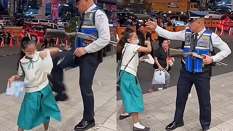 Guard caught destroying child vendor's sampaguita garlands, fired