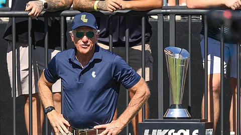Greg Norman has been replaced as chief executive officer of LIV Golf.