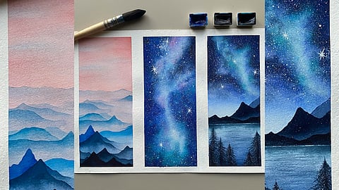 Activate luck in the southeast direction by putting up blue paintings. 