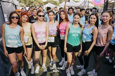 Thousands join BINI fun run in Muntinlupa