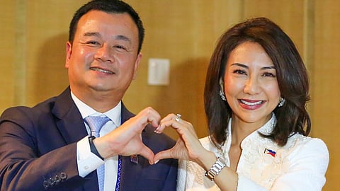 Tourism Secretary Christina Garcia Frasco (right) and Thailand Minister of Tourism and Sports Sorawong Thienthong