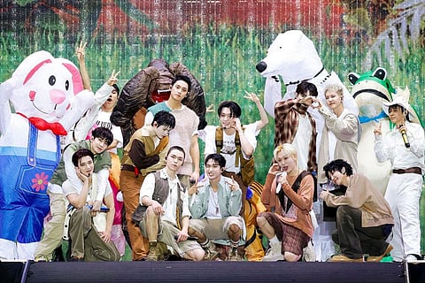 Seventeen, one of the world’s most popular K-pop groups, capped off the first stop of its Right Here World Tour for 2025.