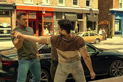 Reacher and Paulie in action.