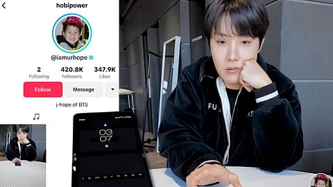 You can now follow BTS' J-Hope on TikTok