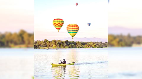 Air, water, land: a journey in Canberra. 