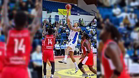 Chris McCullough shows the way with 28 points in Strong Group Athletics’s 99-91 win over UAE on Saturday in the 34th Dubai International Basketball Championships.