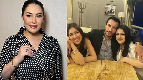 Ruffa Gutierrez, Yilmas Bektaş and their two daughters Lorin and Venice