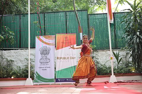 Lively cultural performances were presented throughout the day to commemorate India’s 76th Republic Day in the country.