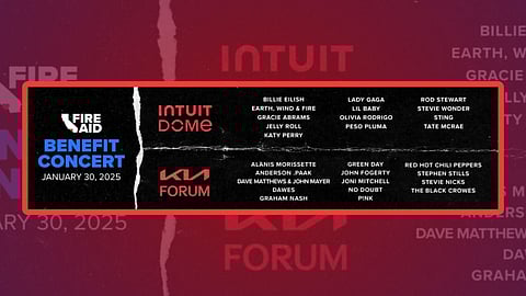 FireAid Benefit Concert: A night of music and solidarity