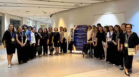 CELEBRATING ARTISTRY. The participating MCHS artists include Celine Ceil-Enriquez, Gee V. Farrales, Celine Ongpin-Menes, Nancy Chichioco-Razon, Doya Lapuos-Varela, Chona Sarmenta-Quizon, Abelle Rola-Carlos, and Maricor Alvarez-Acenas.