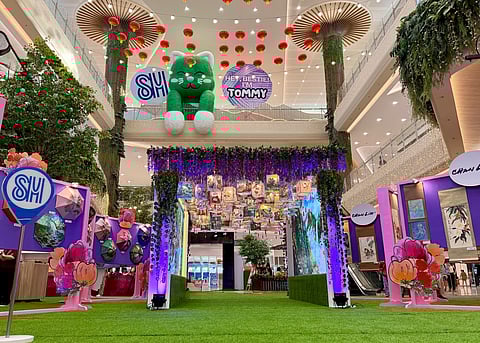 The exhibit showcases traditional Chinese Art painted in scrolls, umbrellas, and lanterns arranged in an immersive tunnel where the paintings come to life with the help of AI.
